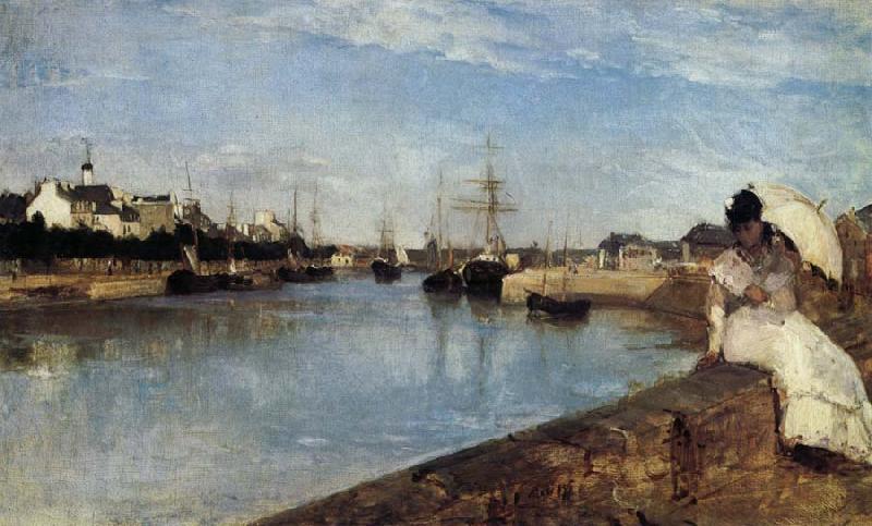 Berthe Morisot Vue du petit Port de Lorient china oil painting image